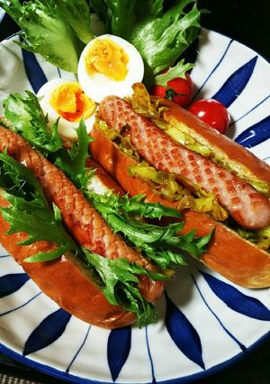 うちのホットドッグ*カレーキャベツ入り*-レシピのメイン写真