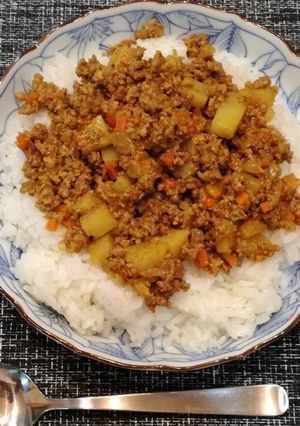 フライパンひとつでがっつりドライカレー-レシピのメイン写真