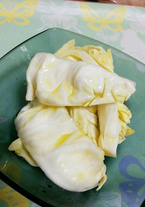 美味☆キャベツの白だしオリーブオイルがけ-レシピのメイン写真