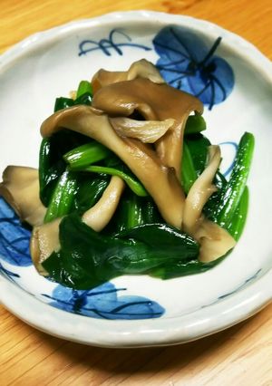 ほうれん草と舞茸のオイスター炒め-レシピのメイン写真