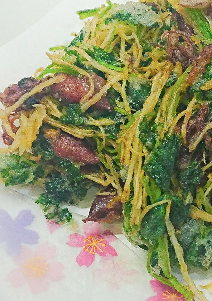 ほたるいかと三つ葉の大人のかき揚げ-レシピのメイン写真