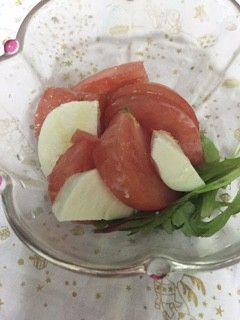 ぶっかけオリーブデとまと-レシピのメイン写真