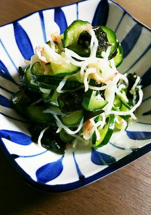 わかめ胡瓜かにかまの酢の物-レシピのメイン写真