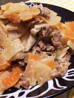 味付け簡単♪豚と大根の味噌炒め-レシピのメイン写真