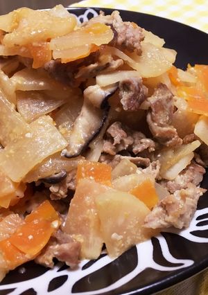 味付け簡単♪豚と大根の味噌炒め-レシピのメイン写真