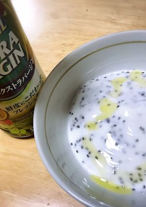 美容and健康！夜ヨーグルト-レシピのメイン写真