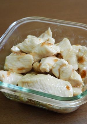 【簡単】鶏むね肉の梅わさびオイル漬け-レシピのメイン写真
