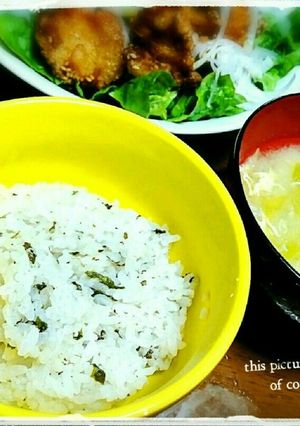 茶がらで炊き込みご飯-レシピのメイン写真