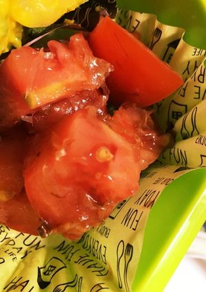 超簡単!トマトのあえもの-レシピのメイン写真