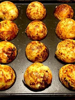 たこ焼き粉でカリトロトロたこ焼き♪-レシピのメイン写真
