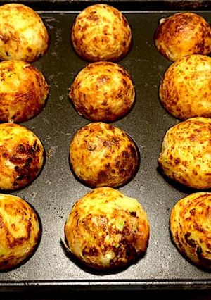 たこ焼き粉でカリトロトロたこ焼き♪-レシピのメイン写真