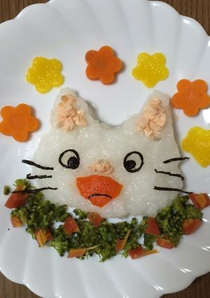 １歳の誕生日に♡ノンタンプレート-レシピのメイン写真