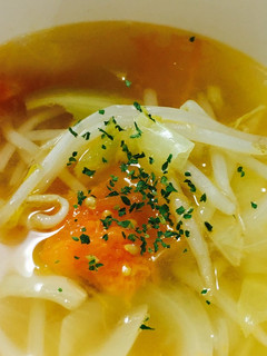 もやしとトマトの春スープ-レシピのメイン写真