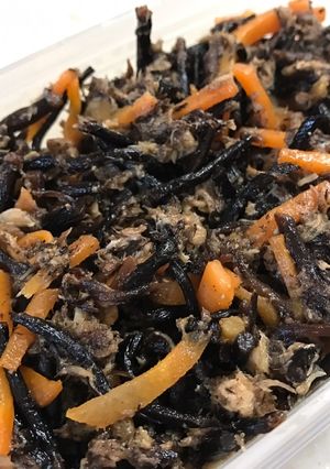 【作り置き】さば水煮缶とひじきの炒め煮-レシピのメイン写真