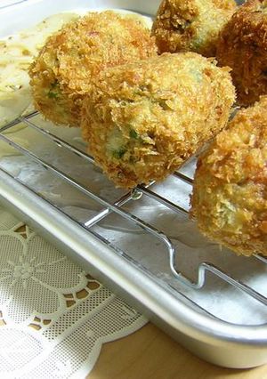 食感いろいろ　レンコンコロッケ-レシピのメイン写真