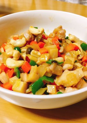 いろんな野菜でカシューナッツ炒め♪-レシピのメイン写真