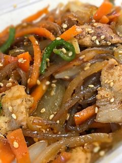 【作り置き】焼肉のタレで白滝チャプチェ風-レシピのメイン写真