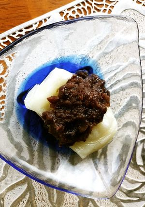 オリーブオイルかけ☆あんこ餅-レシピのメイン写真