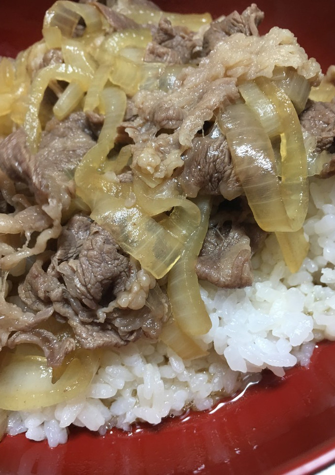 簡単牛丼～( ´罒`*)-レシピのメイン写真