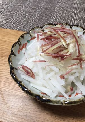 【簡単すぎ！】ミョウガのせ大根サラダ-レシピのメイン写真