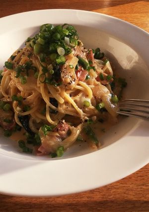 【簡単カフェ飯】★生姜クリームパスタ★-レシピのメイン写真