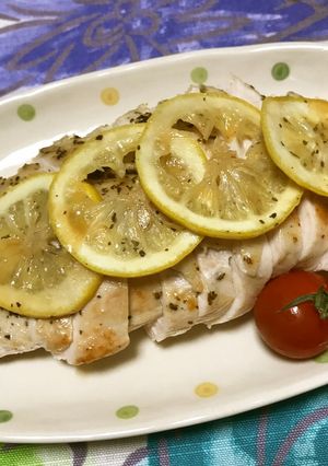 簡単…弱火で柔らか!バジルレモンチキン-レシピのメイン写真