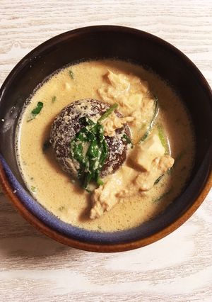 シイタケとササミのヘルシー塩豆乳スープ♪-レシピのメイン写真