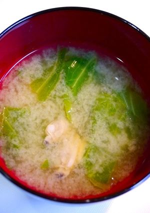簡単！春キャベツとあさりの味噌汁-レシピのメイン写真