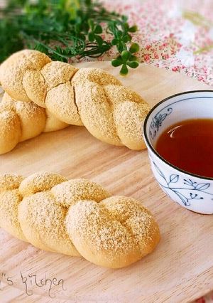 30分で完成？不思議パンのきな粉ツイスト-レシピのメイン写真