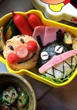 子供に捧げるアンパンマン弁当^ω^-レシピのメイン写真