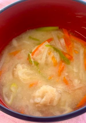 【パッククッキング】　うどんのすいとん-レシピのメイン写真