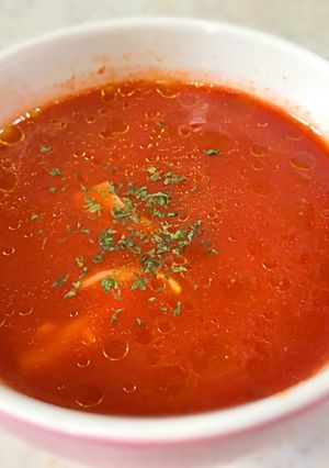 簡単！ひよこ豆のトマト野菜スープ-レシピのメイン写真