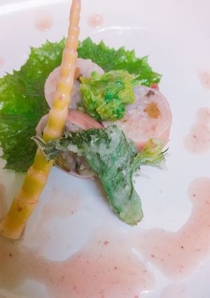 山菜いかめし 〜蕗の薹バターを乗せて〜-レシピのメイン写真