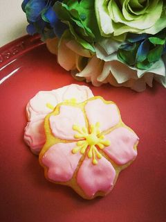 桜のアイシングクッキー♪-レシピのメイン写真