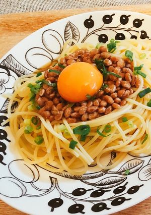絶対失敗しない！簡単納豆パスタ-レシピのメイン写真