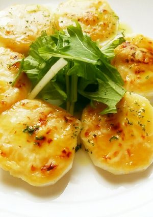 長芋みそマヨチーズ焼きオリーブオイルかけ-レシピのメイン写真