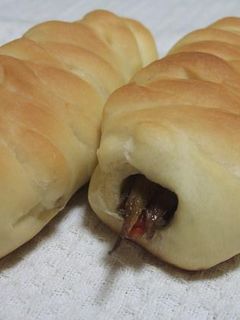 ★きんぴらごぼうでちくわパン★-レシピのメイン写真
