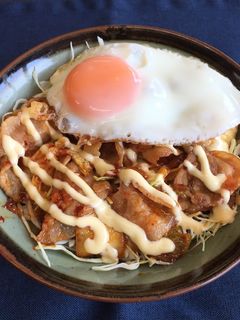 豚キムチ丼(すき焼き丼のたれ)-レシピのメイン写真