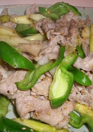 豚肉＆シャキシャキ野菜のごま塩炒め-レシピのメイン写真