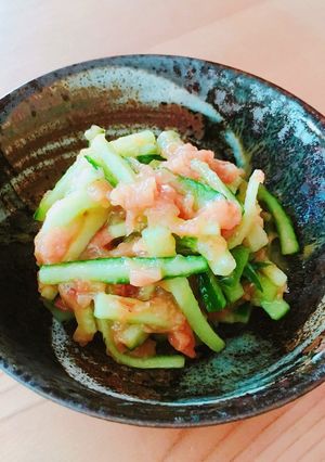 梅と鰹節のさっぱりきゅうりあえ-レシピのメイン写真