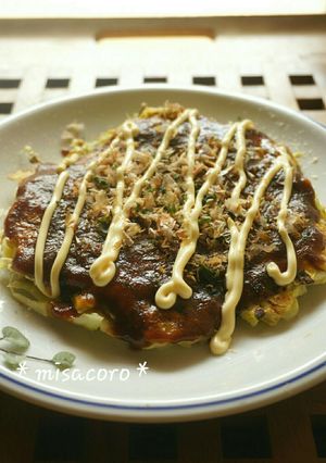 mレンジde簡単！お好み焼き-レシピのメイン写真
