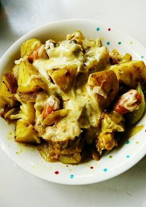 ジャーマンポテトカレー味✨とろ~りチーズ-レシピのメイン写真