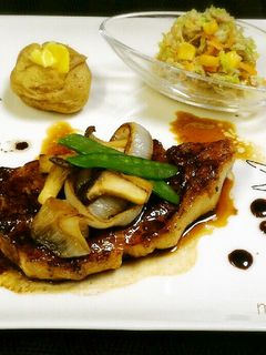 バルサミコ醤油のトンテキ☆豚肉ステーキ-レシピのメイン写真