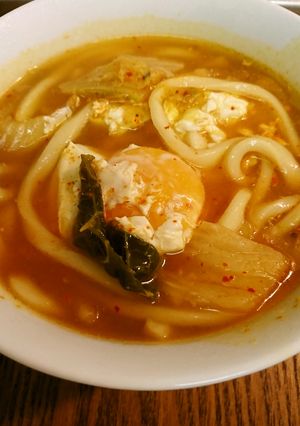キムチうどん-レシピのメイン写真