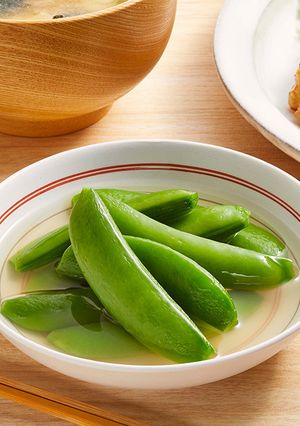 スナップえんどうのだし煮-レシピのメイン写真