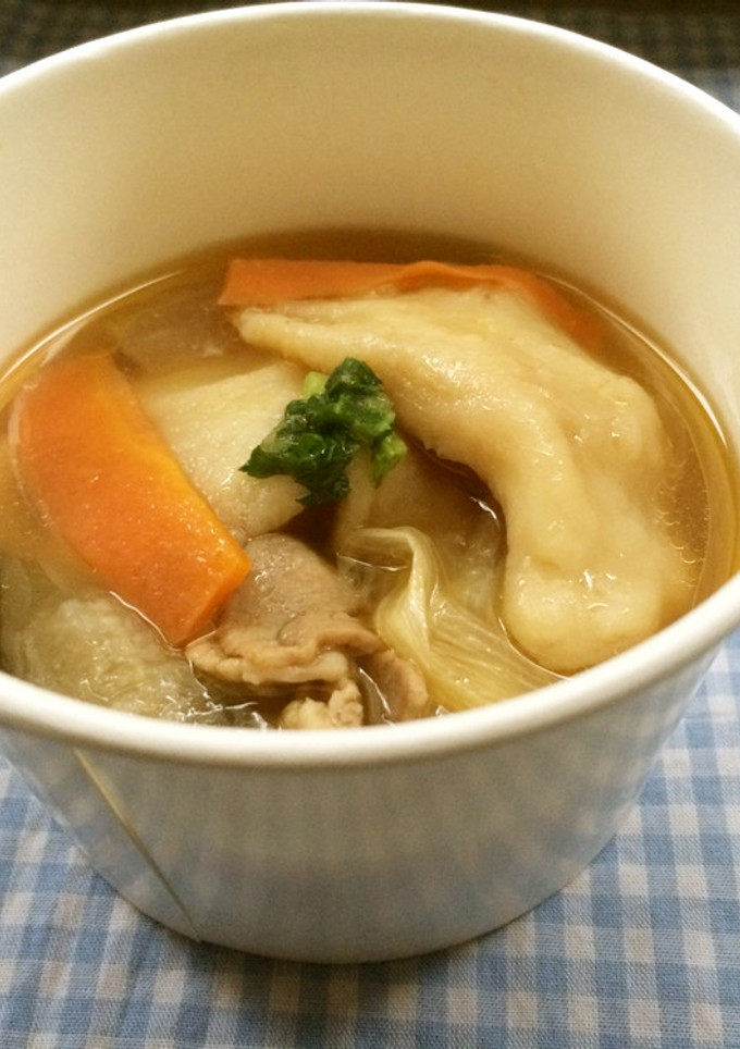 簡単給食　いいことふくらむまちだすいとん-レシピのメイン写真