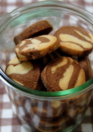 チョコマーブルクッキー-レシピのメイン写真