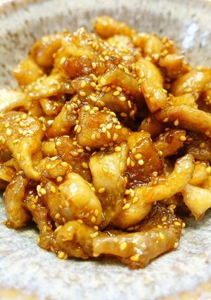 コラーゲンたっぷり鶏皮の甘辛煮★作り置き-レシピのメイン写真