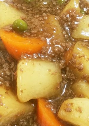 超楽々家計に優しい大根そぼろ煮 作ります-レシピのメイン写真