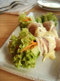生ハムのサラダ巻き&マヨソース-レシピのメイン写真